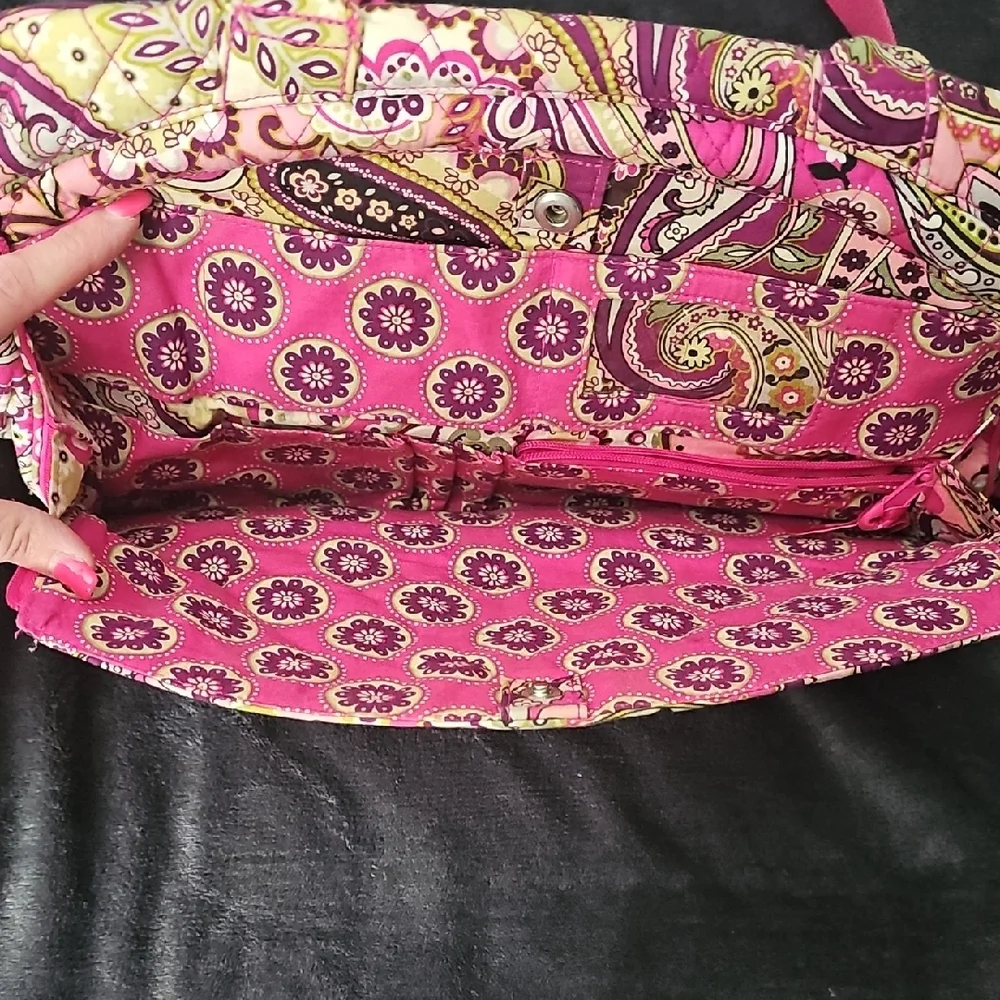 Vera Bradley Pink Paisley Laptop Bag